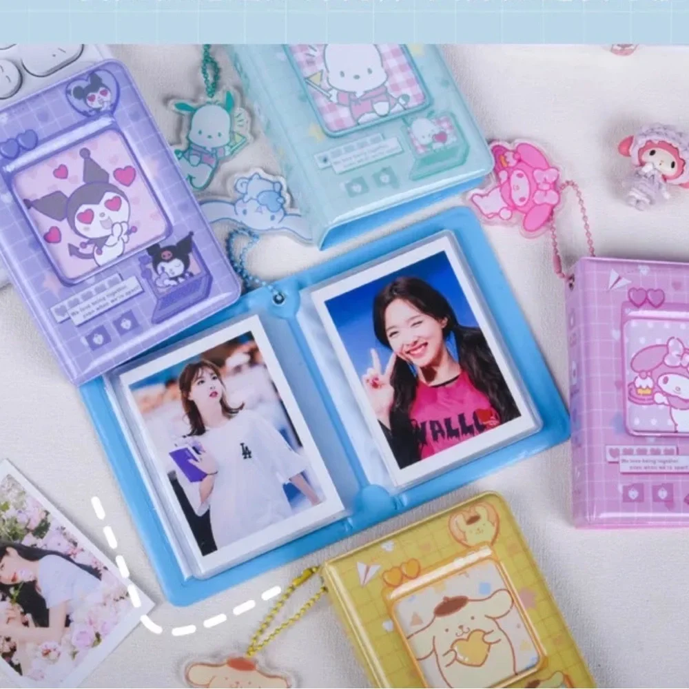 Hello Kitty or Kuromi Small Photo Book / Album 40 Clear Sheets